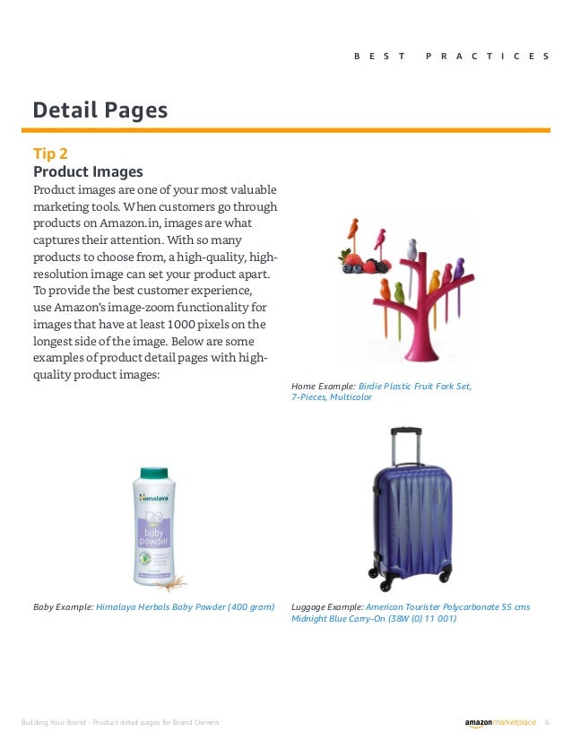 Product Detail Page (PDF) @ Amazon