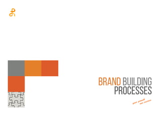 processes
Brand building
 