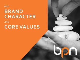 Brand Character and Core Values
