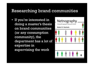 Brand Communities - Brands in Strategic Marketing Guest Lecture 12.10.2011