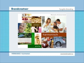 FARBCODES > durchsetzen   www.brandcreation.eu
 