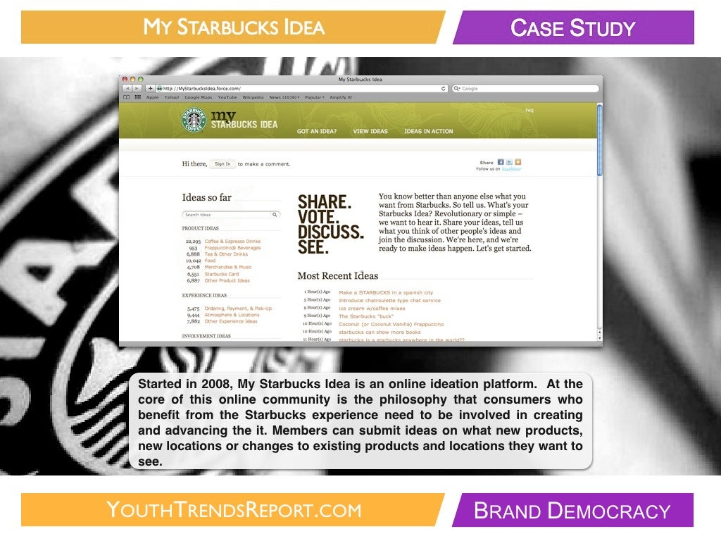 Starbucks innovation examples image