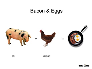 + = art design Bacon & Eggs 