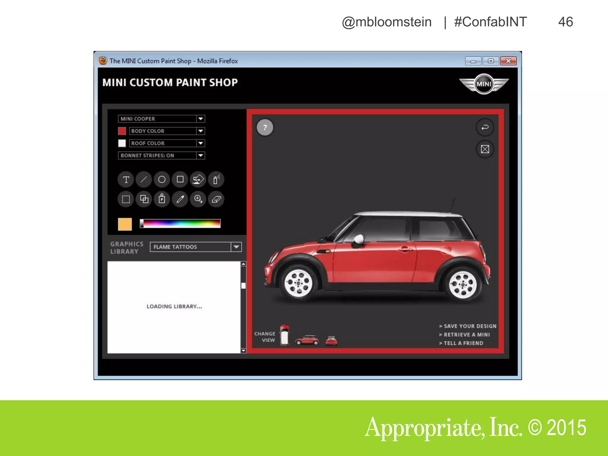 @mbloomstein | #ConfabINT 46
© 2015
 