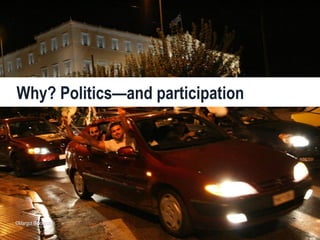 14 #ConfabINT | @mbloomstein
Why? Politics—and participation
©Margot Bloomstein
 