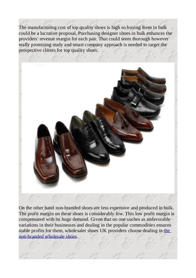 Branded and non branded shoes - exactly what's the difference in reve…