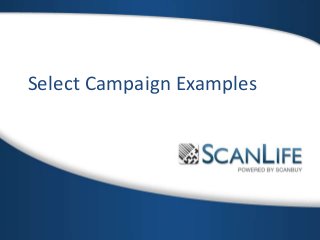 Select Campaign Examples

 