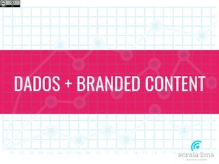 DADOS + BRANDED CONTENT
 
