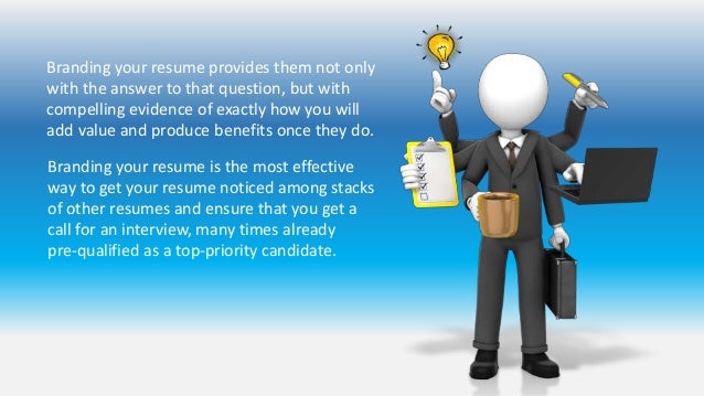 branding your resume
