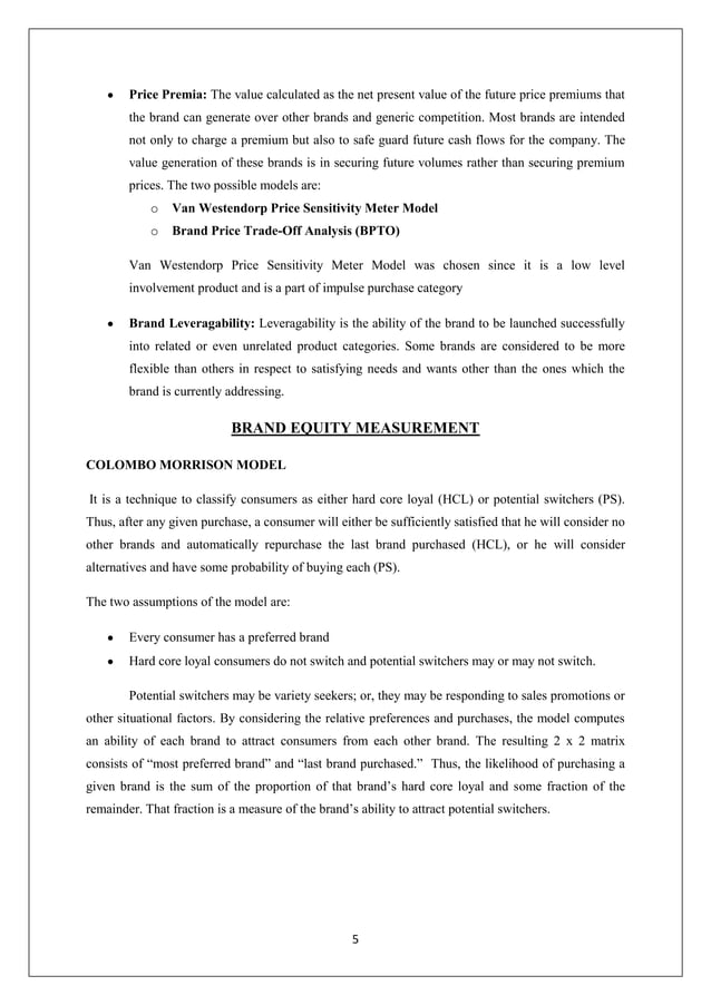 Brand equity measurement cadbury dairy milk