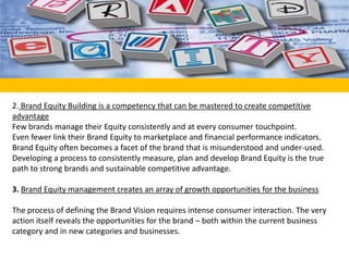 Brand equity presentation