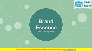 Brand
Essence
Your Company Name
 