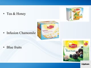 • Tea & Honey
• Infusion Chamomile
• Blue fruits
 