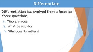 Differentiate  
