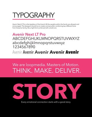Loop Media Brand Guideline | PDF