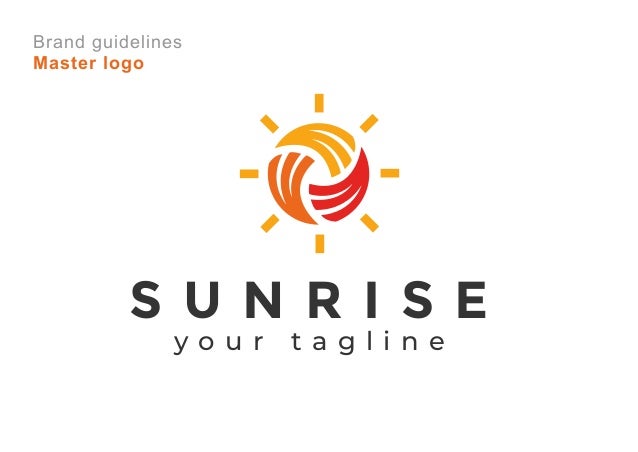 Brand Guidelines Sunrise Logo