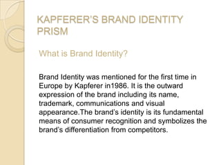 Kapferer's Brand Prism - Square Holes - Market Research Australia and  Cultural Insight