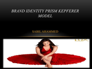 SABIL AHAMMED
BRAND IDENTITY PRISM KEPFERER
MODEL
 