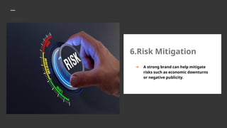 Brand Management Risk Branding for Business Success Initial Stage | PPTX