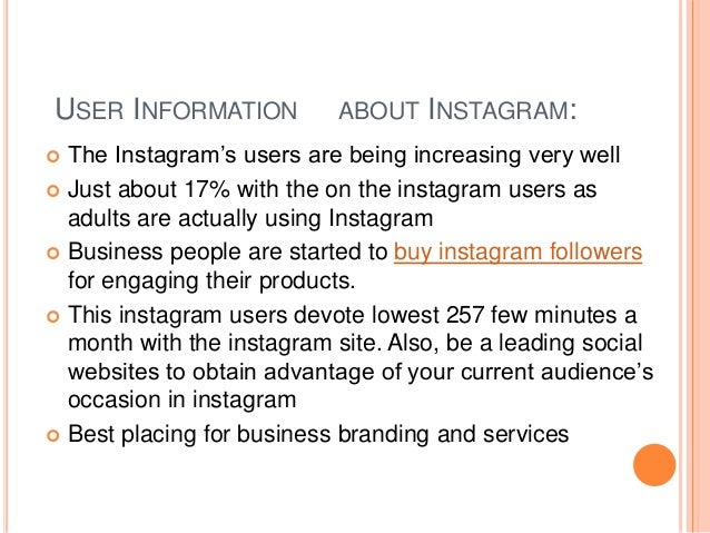 Brand Information By Instagram