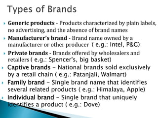 Branding decisions and brand equity | PPTX
