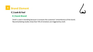 4 Brand Element
E ) Look & Feel
Five
Sense
 