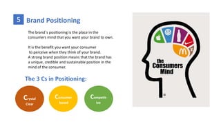 4 Brand Element
E ) Look & Feel
5 ) Tactile Brand
Strengthens brand identity and image by appealing to this sense.
• Touch considers physical and psychological interaction between the customer and the product.
• Touch is a way to control the 'unconscious of the consumers, their perceptions, feelings and tastes
• Touch can be manipulated through materials, weight, softness, and comfort of the product.
 