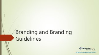 Branding and Branding
Guidelines
https://www.passionatefuturist.com/
 