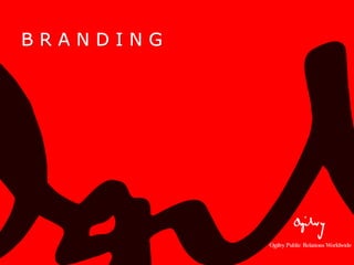 BRANDING
 