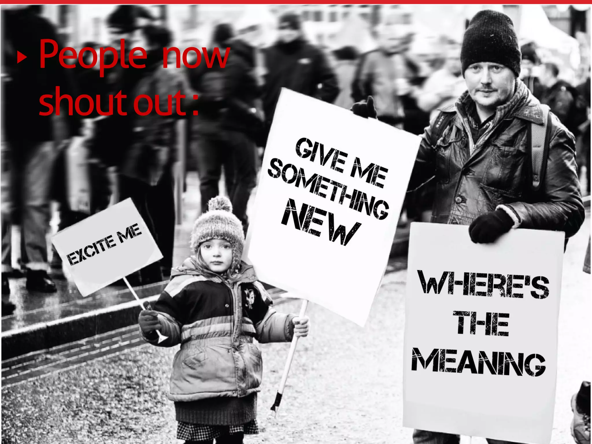 People now
shout out :
 