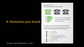 4- Humanize your brand
 