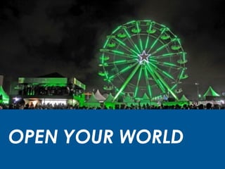 OPEN YOUR WORLD
 