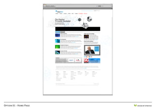 Option 01 - Home Page   DESIGN BY STRATIGO
 