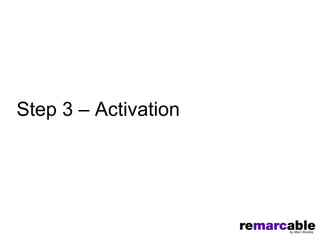 Step 3 – Activation
 