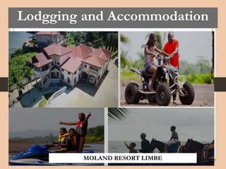 Lodgging and Accommodation
MOLAND RESORT LIMBE
 