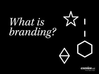 What is
branding?
 
