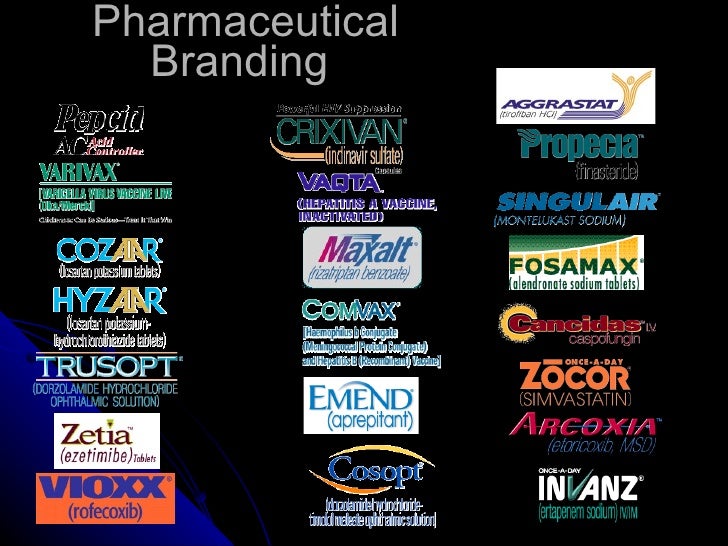 Branding in Pharmaceuticals