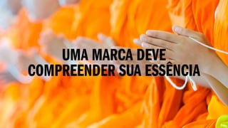 PONTOS DE CONTATO
ESSÊNCIA
EXPOSIÇÃO
EXPRESSÃO
INTERAÇÃO
VISUAL
TOM DE VOZ
SONS
CHEIROS
SWOT
NICHOS
PÚBLICOS
 