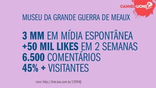 REPUTAÇÃO DE MARCA É CRIADA
AO LONGO DO TEMPO
 