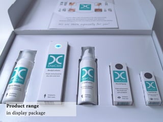 Product range
in display package
 