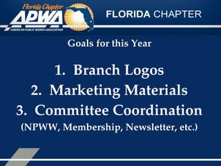 APWA Florida Chapter Branding Presentation | PPT