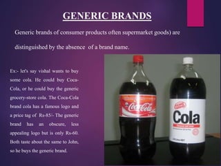 Generic Goods Examples Branding | PPTX
