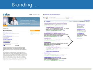 Branding. . .




                11
 