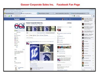 Gosser Corporate Sales Inc.  Facebook Fan Page 