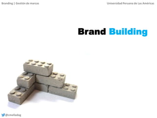 Branding | Gestión de marcas Universidad Peruana de Las Américas
@cmelladog
Brand Building
 