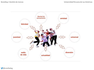 Branding | Gestión de marcas Universidad Peruana de Las Américas
@cmelladog
 
