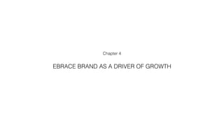 Chapter 4
EBRACE BRAND AS A DRIVER OF GROWTH
 