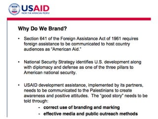 Branding USAID: Truth and Consequences 