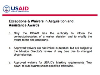 Branding USAID: Truth and Consequences 