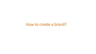 How to create a brand?
 